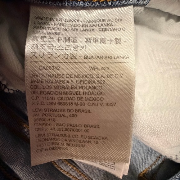 Levi’s 311 Shaping Skinny Jeans Mid Rise Light Wash Butt Lift Festival Cowgirl - Picture 11 of 12